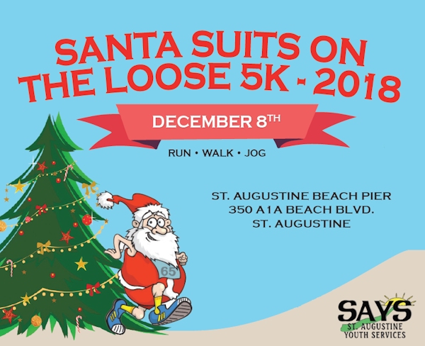 racesmith inc santa suits on the loose 5k walk jog run